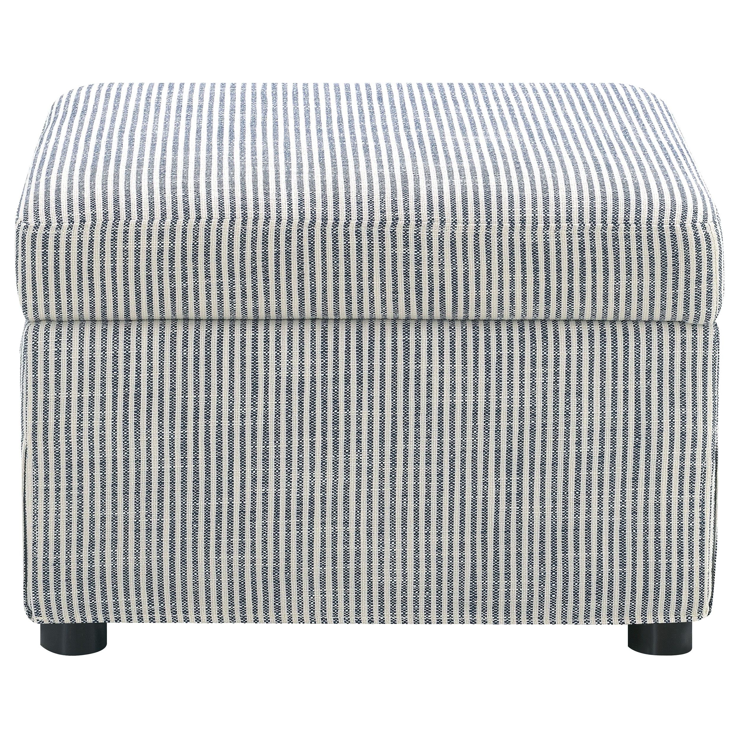 Winter Upholstered Hydraulic Lift Top Storage Ottoman Grey - 904138