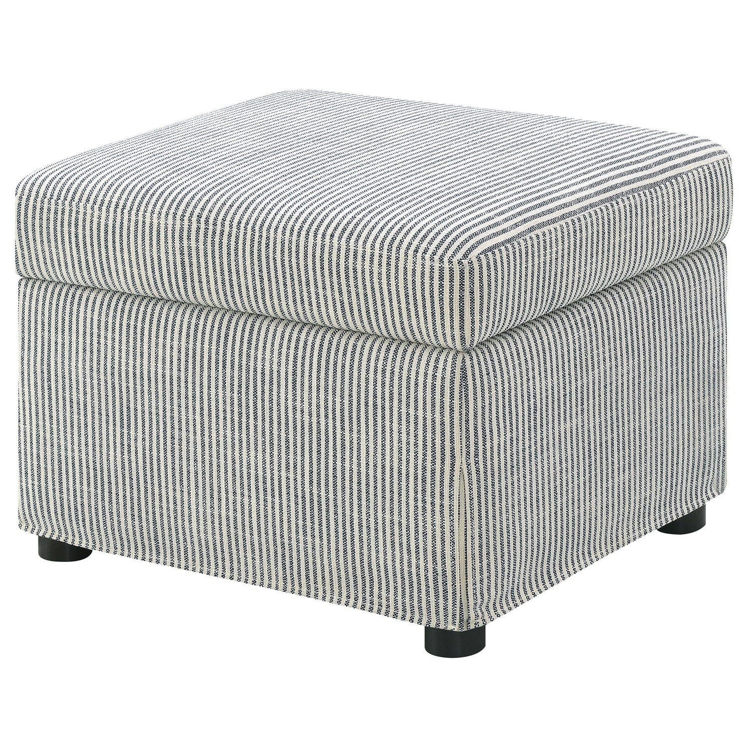 Winter Upholstered Hydraulic Lift Top Storage Ottoman Grey - 904138
