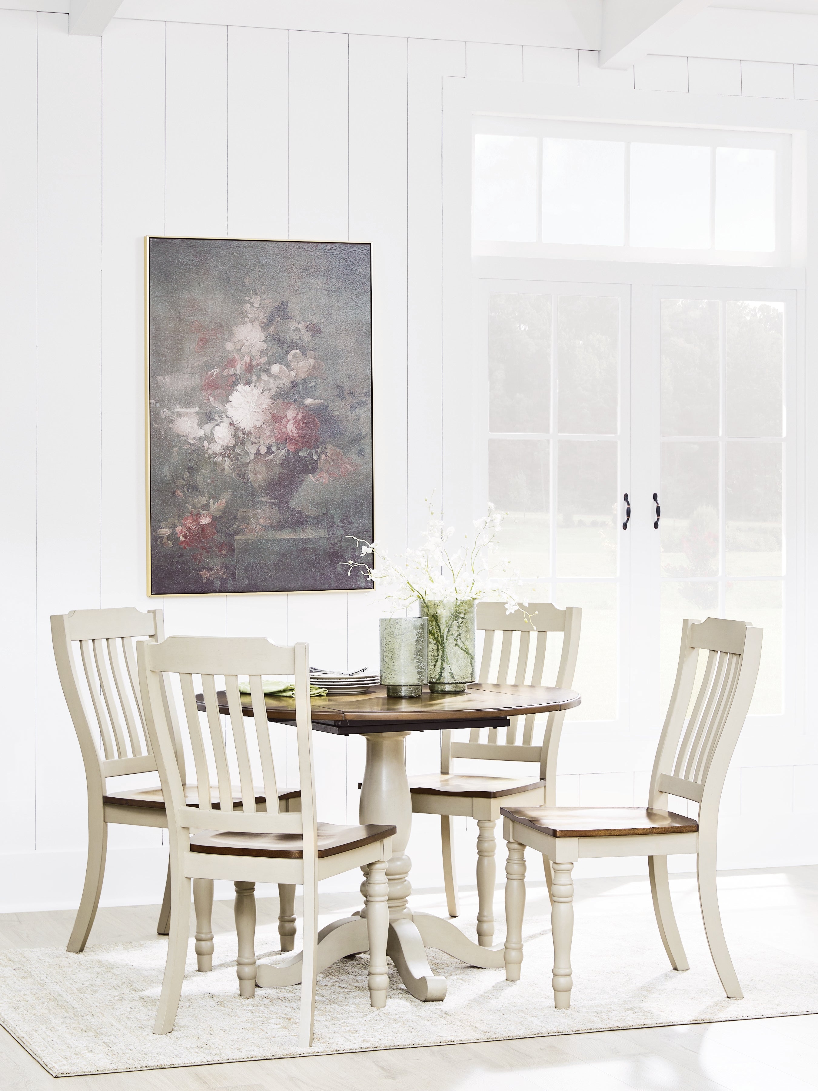 Wirloni Dining Table and 4 Chairs - PCD616D1