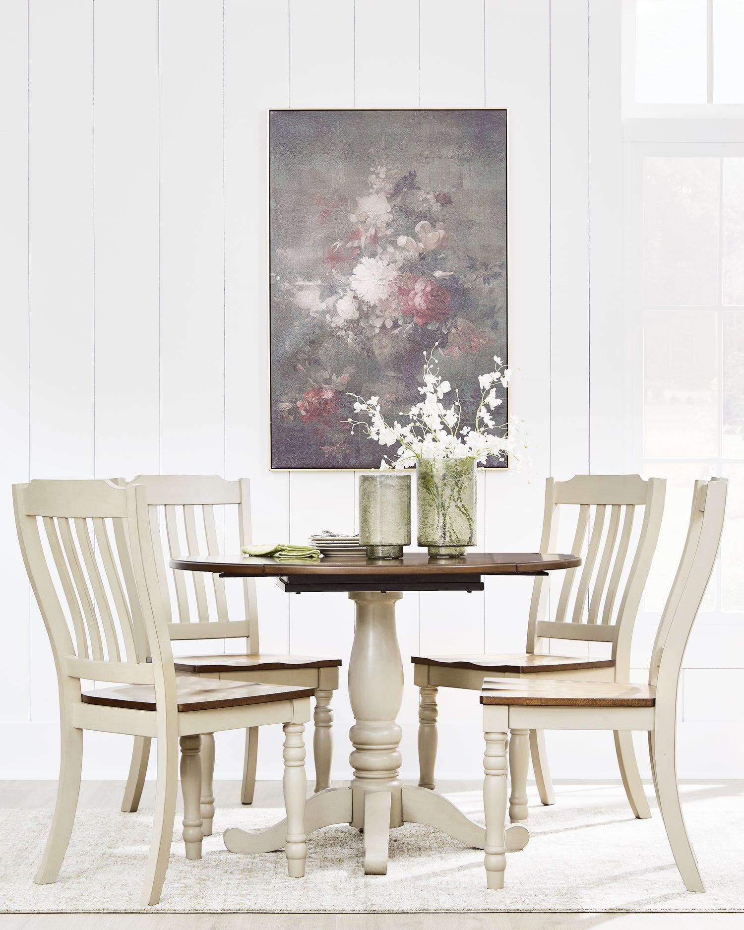 Wirloni Dining Table and 4 Chairs - PCD616D1