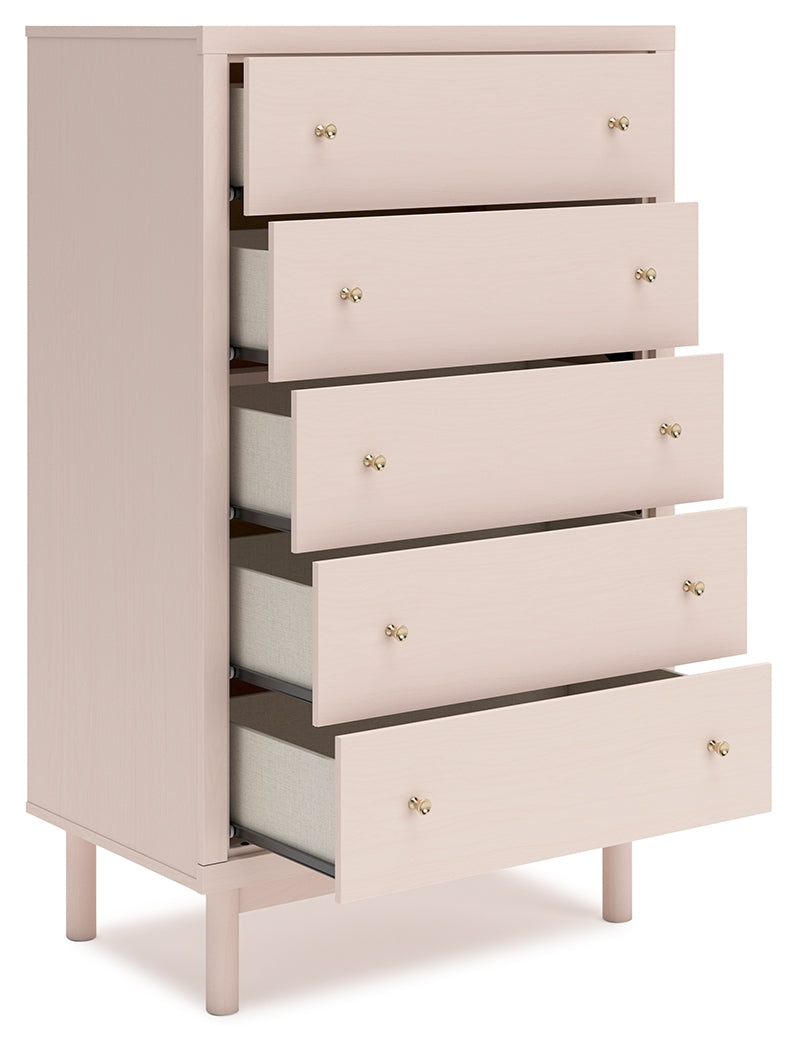 Wistenpine Blush Upholstered Youth Panel Bedroom Set from Ashley - Luna Furniture