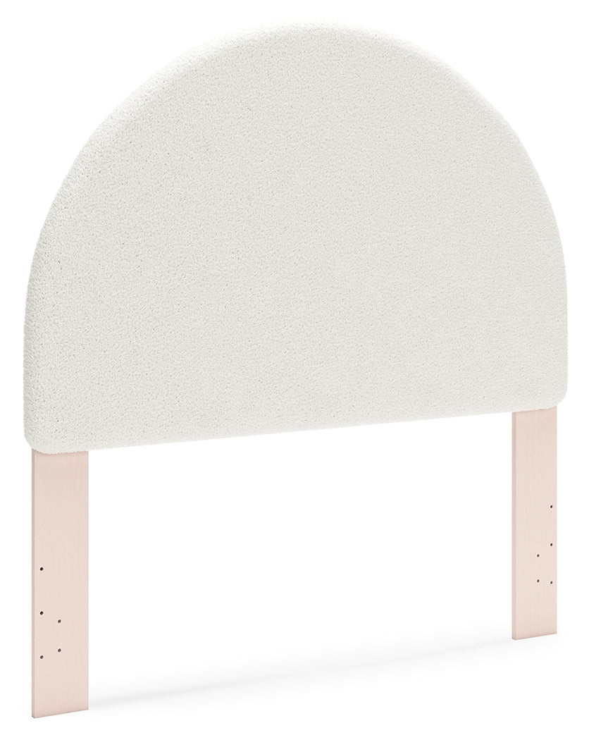 Wistenpine Blush Full Upholstered Panel Headboard - B1323-87