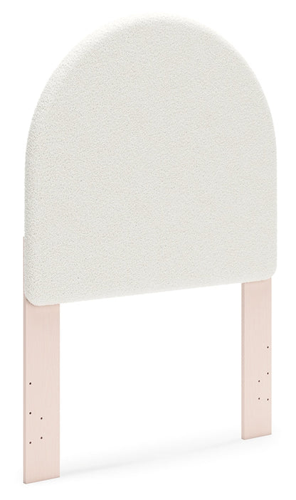 Wistenpine Blush Twin Upholstered Panel Headboard - B1323-53