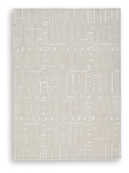 Wolbert Tan/Ivory Medium Rug - R407662