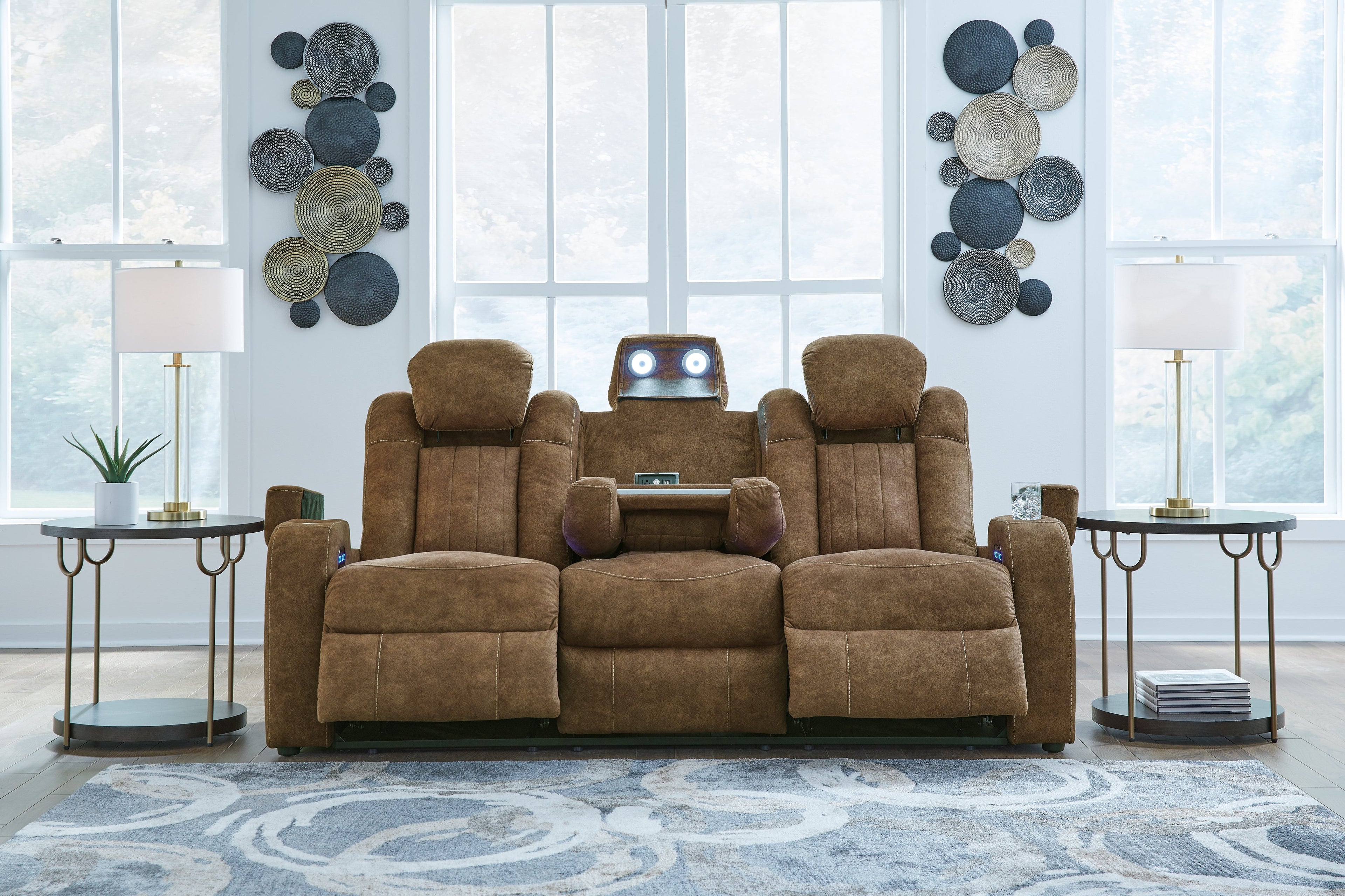 Wolfridge Sofa, Loveseat and Recliner in Brindle - PKG015543