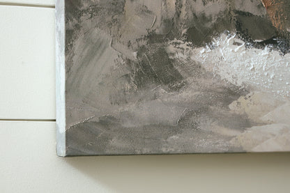 Worthner Tan/Gray/White Wall Art - A8000483