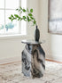 Wrenlane White/Black Accent Table - A4000646