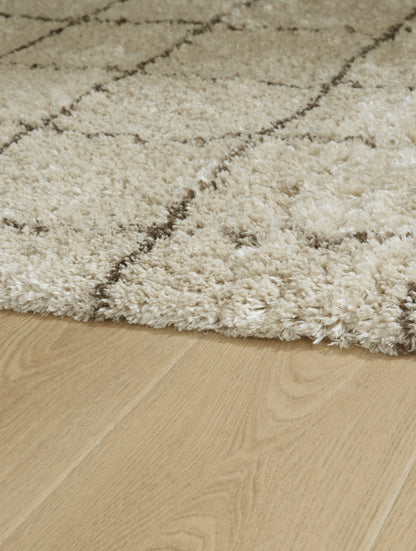 Wrenlow Cream/Brown Medium Rug - R407212