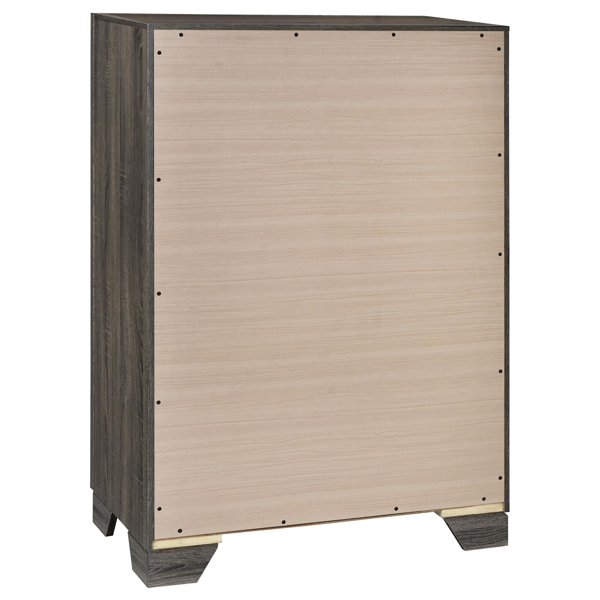 Wright 5-piece California King Bedroom Set Brown Oak - 223341KW-S5