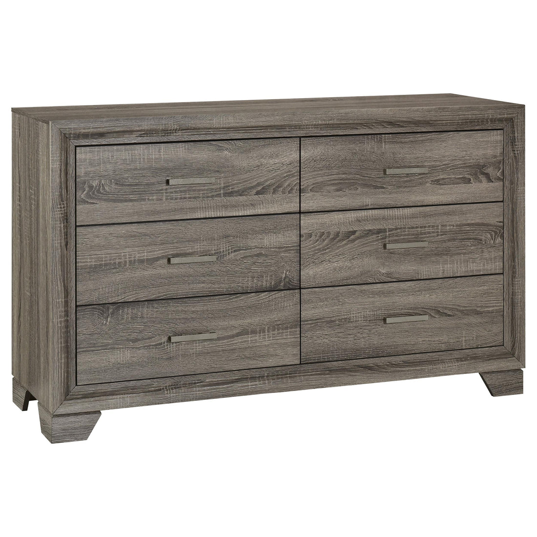 Wright 6-drawer Dresser Cabinet Brown Oak - 223343