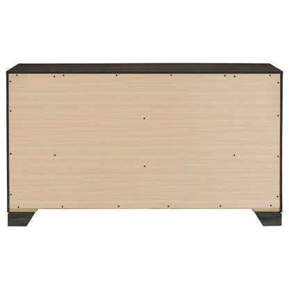 Wright 6-drawer Dresser Cabinet Brown Oak - 223343