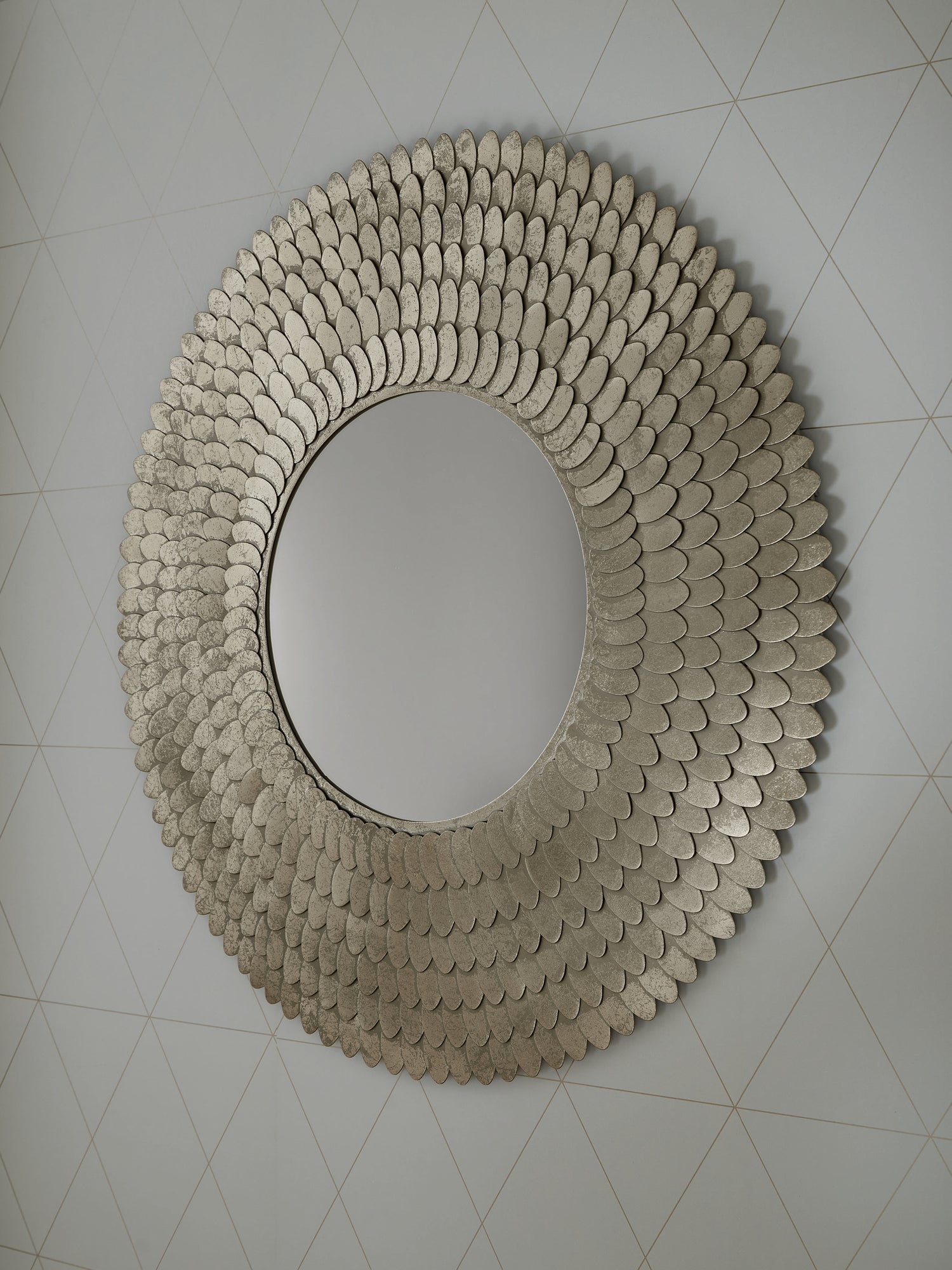 Wrightmund Champagne Finish Accent Mirror - A8010422