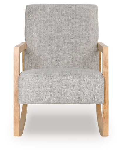 Wychworth Gray/Natural Accent Chair - A3000745
