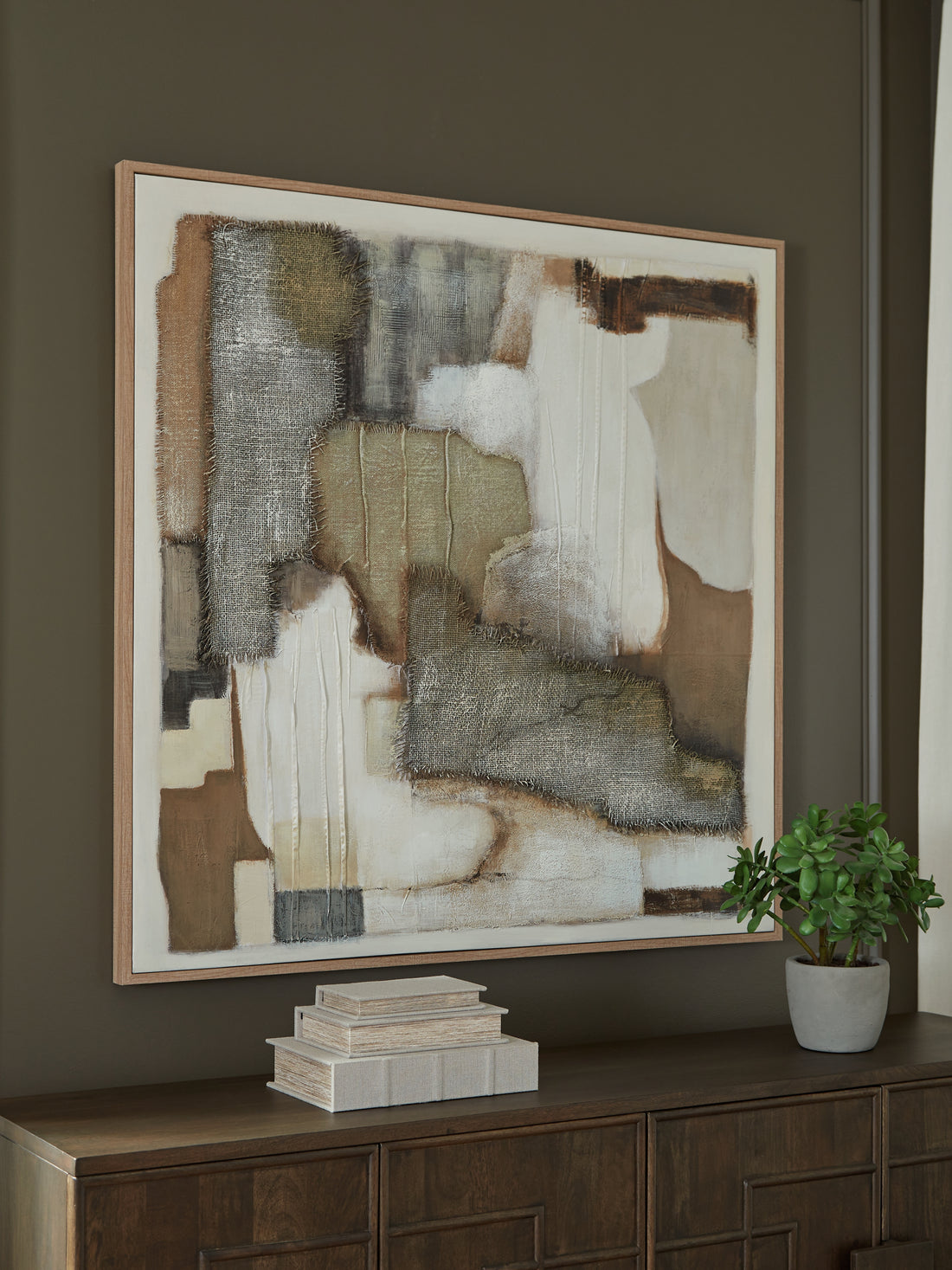 Wylander Tan/Brown/Gray Wall Art - A8000497