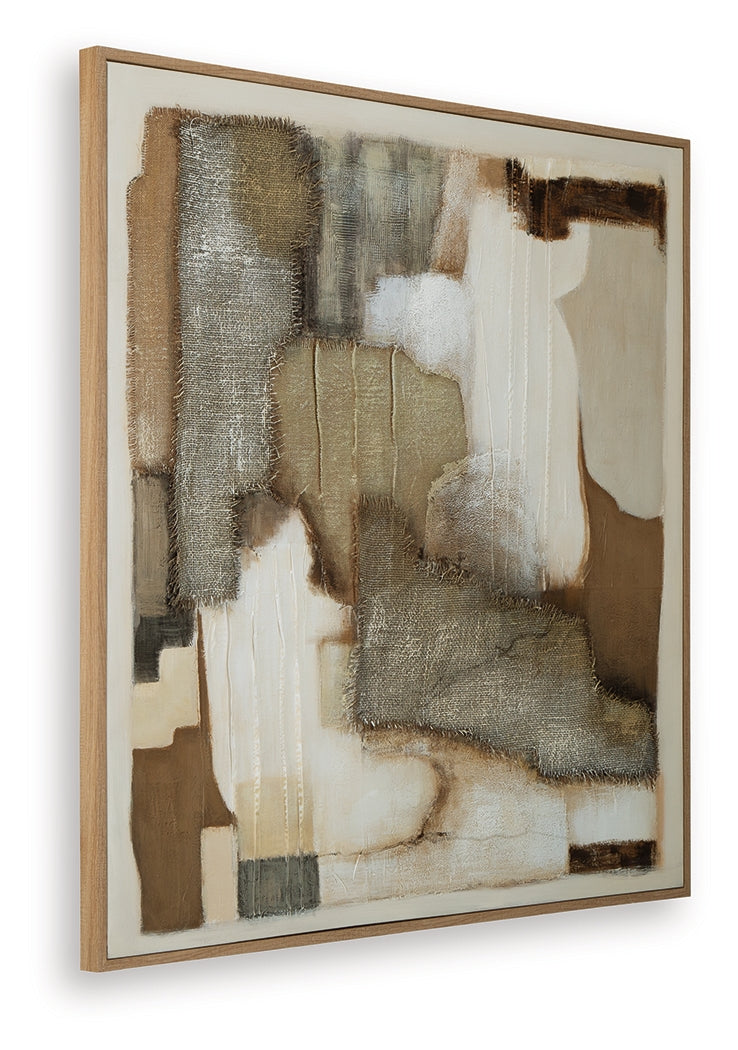 Wylander Tan/Brown/Gray Wall Art - A8000497