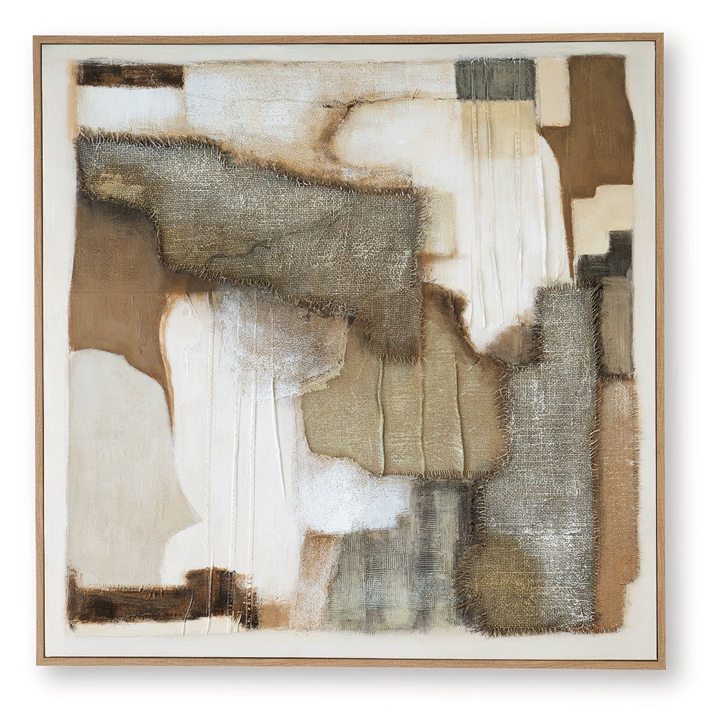 Wylander Tan/Brown/Gray Wall Art - A8000497