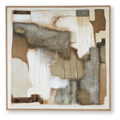 Wylander Tan/Brown/Gray Wall Art - A8000497