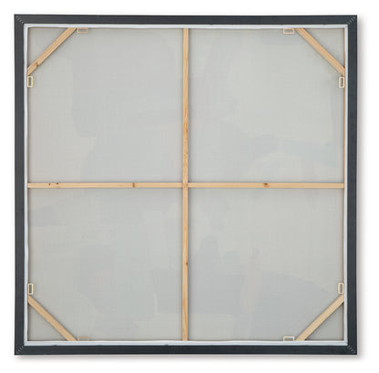 Wynburn White/Blue/Green Wall Art - A8000442