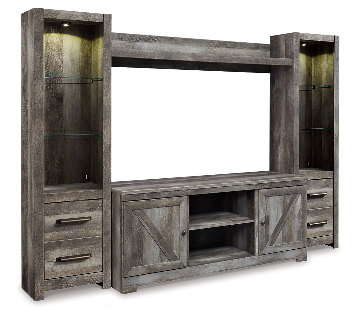 Wynnlow Gray 4-Piece Entertainment Center - W440W2