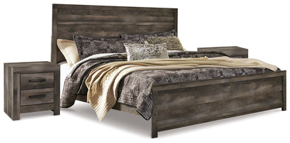 Wynnlow King Panel Bed and 2 Nightstands - B440B45