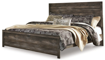 Wynnlow King Panel Bed with Dresser in Gray - PKG005123