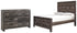 Wynnlow Queen Crossbuck Panel Bed with Dresser in Gray - PKG000721