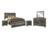 Wynnlow Queen Panel Bed with Mirrored Dresser and 2 Nightstands in Gray - PKG005402