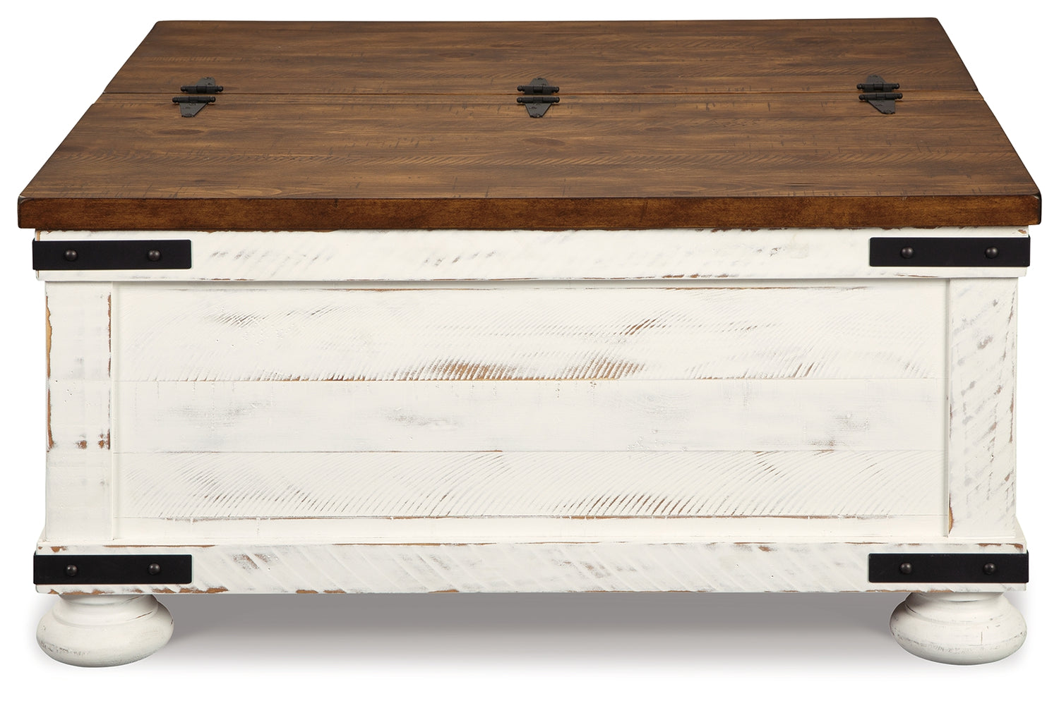 Wystfield White/Brown Coffee Table and 2 End Tables - T459T3