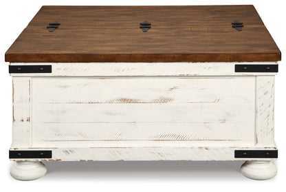 Wystfield White/Brown Coffee Table and 2 End Tables - T459T3