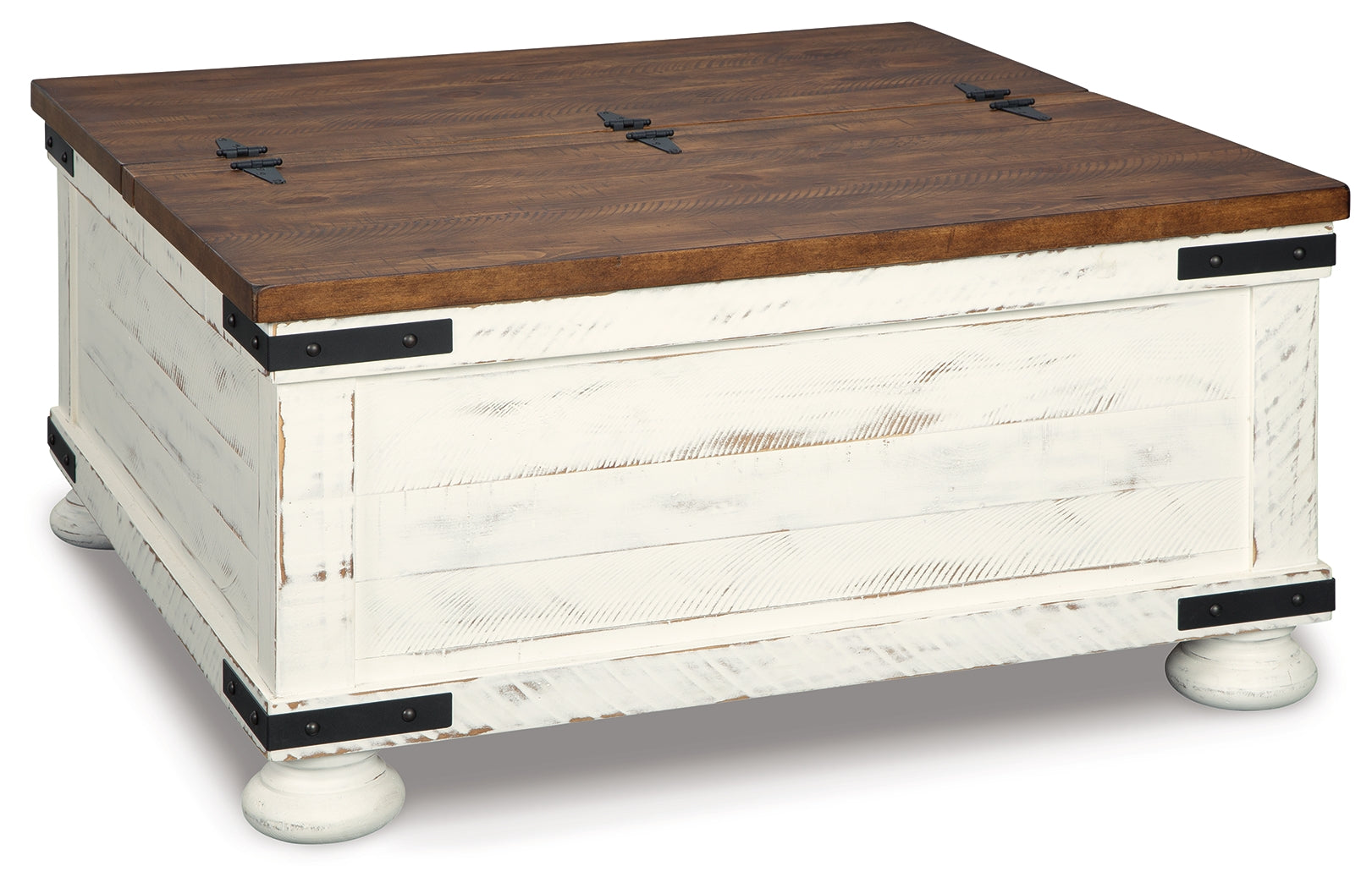Wystfield White/Brown Coffee Table and 2 End Tables - T459T3