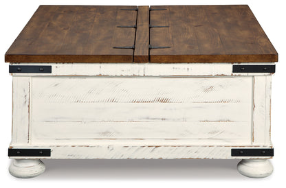 Wystfield White/Brown Coffee Table and 2 End Tables - T459T3