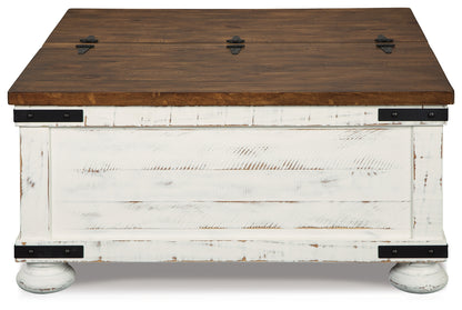 Wystfield White/Brown Coffee Table and 2 End Tables - T459T3
