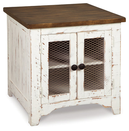 Wystfield White/Brown Coffee Table and 2 End Tables - T459T3