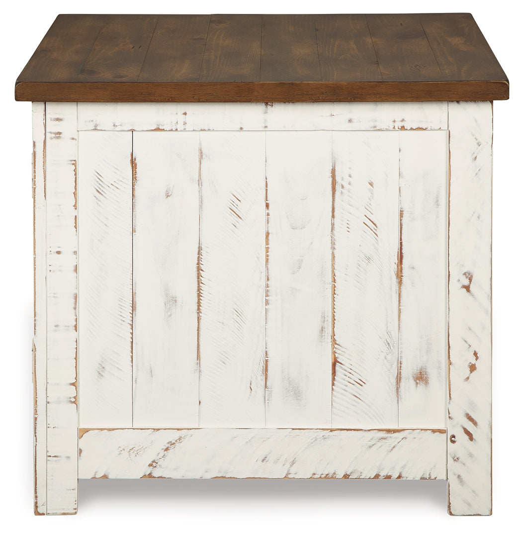 Wystfield White/Brown Coffee Table and 2 End Tables - T459T3