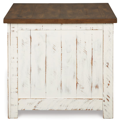 Wystfield White/Brown Coffee Table and 2 End Tables - T459T3