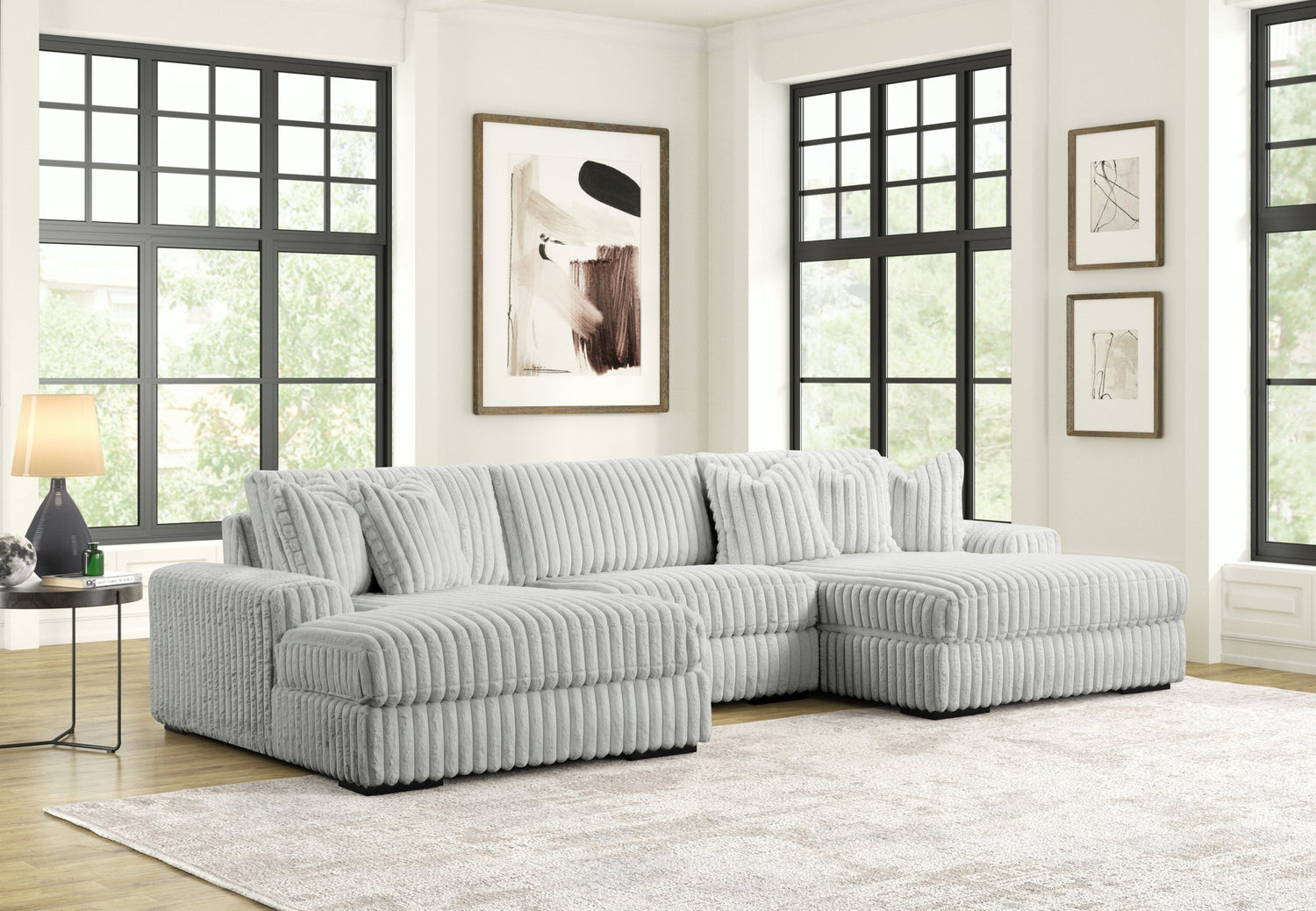 XL SUNDAY2 - GRAY 3PC Sectional - XL SUNDAY2 GRAY
