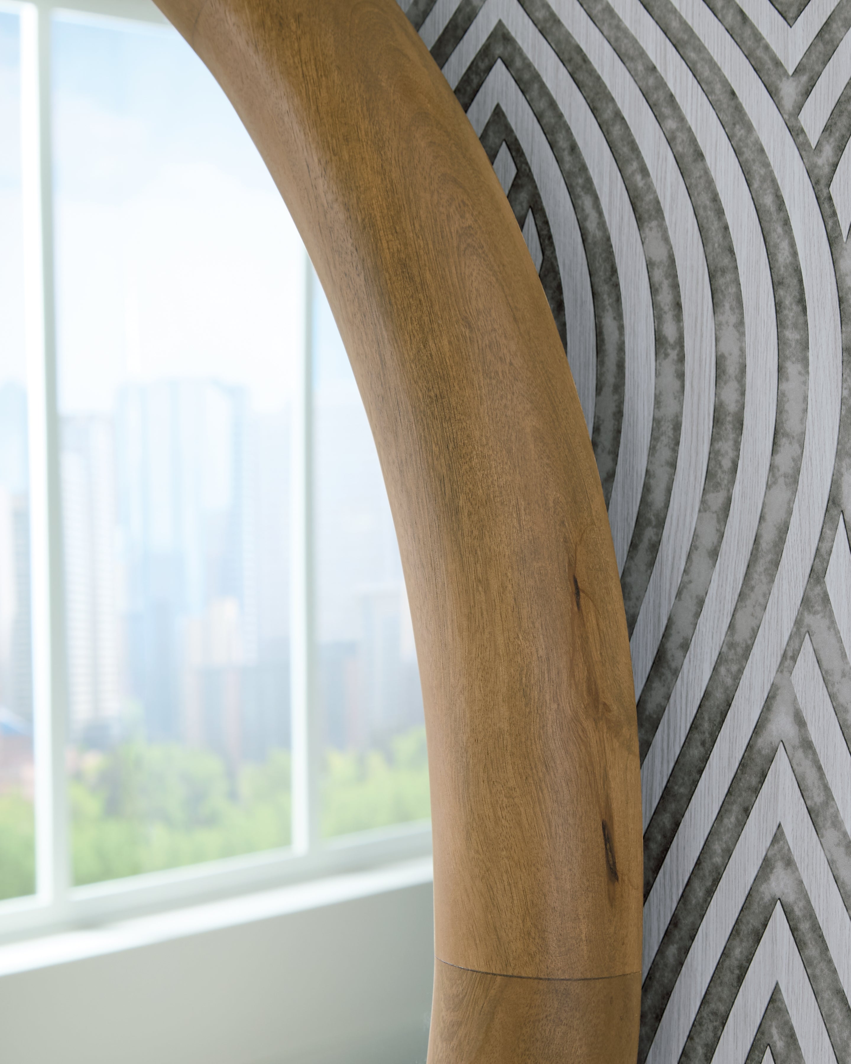 Yadiel Brown Accent Mirror - A8010426