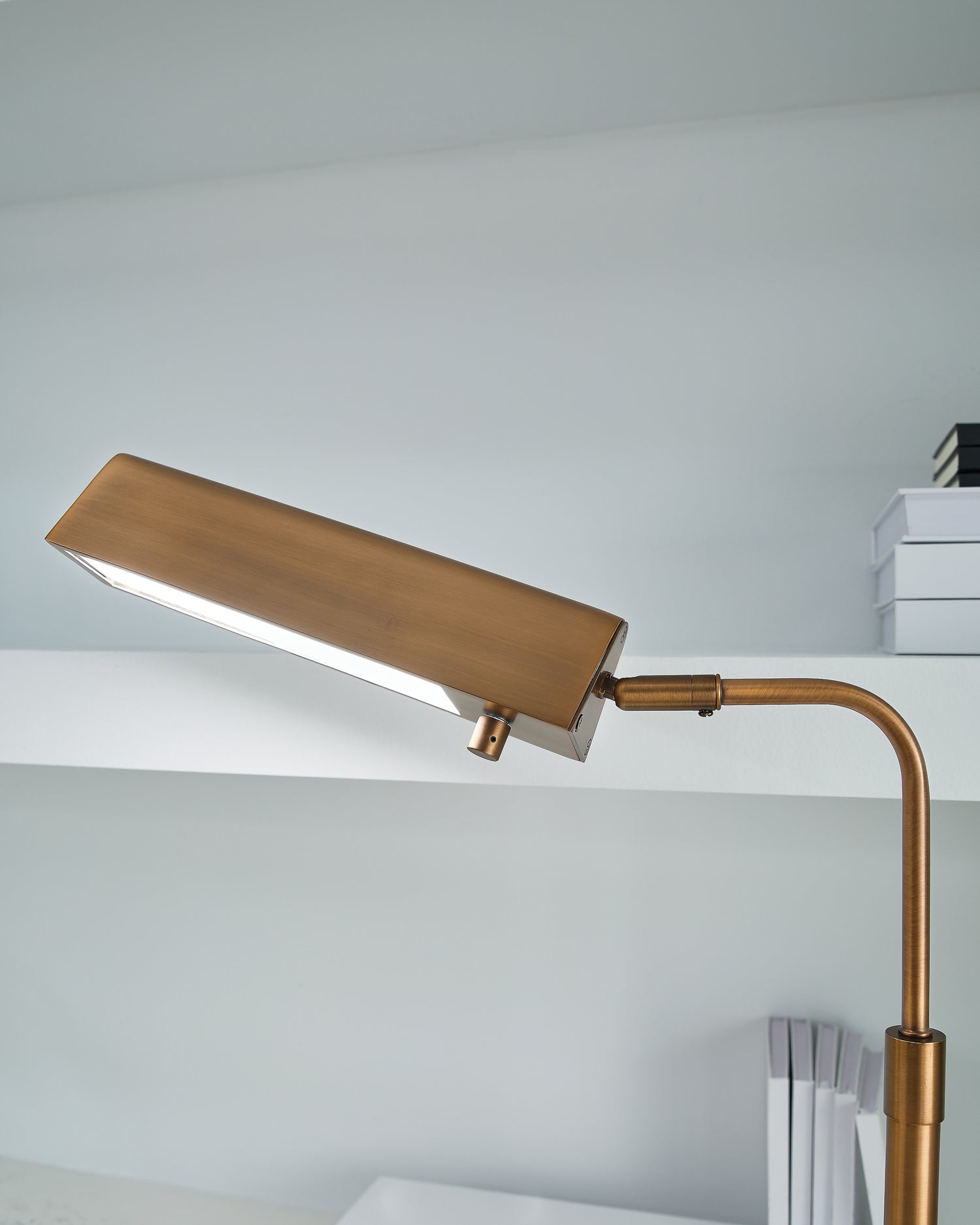Yafe Bronze Finish Desk Lamp - L734412