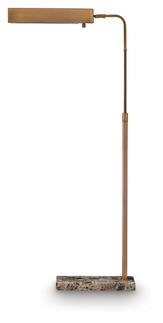 Yafe Bronze Finish Floor Lamp - L734411