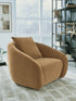 Yahya Camel Swivel Accent Chair - A3000781