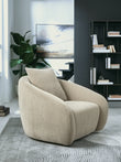 Yahya Pebble Swivel Accent Chair - A3000782