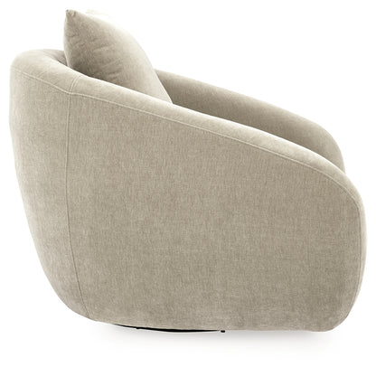 Yahya Pebble Swivel Accent Chair - A3000782