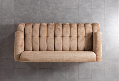 Yulia Coffee Boucle Sofa &amp; Loveseat [ETA: 11/5] - YULIACOFB-SL