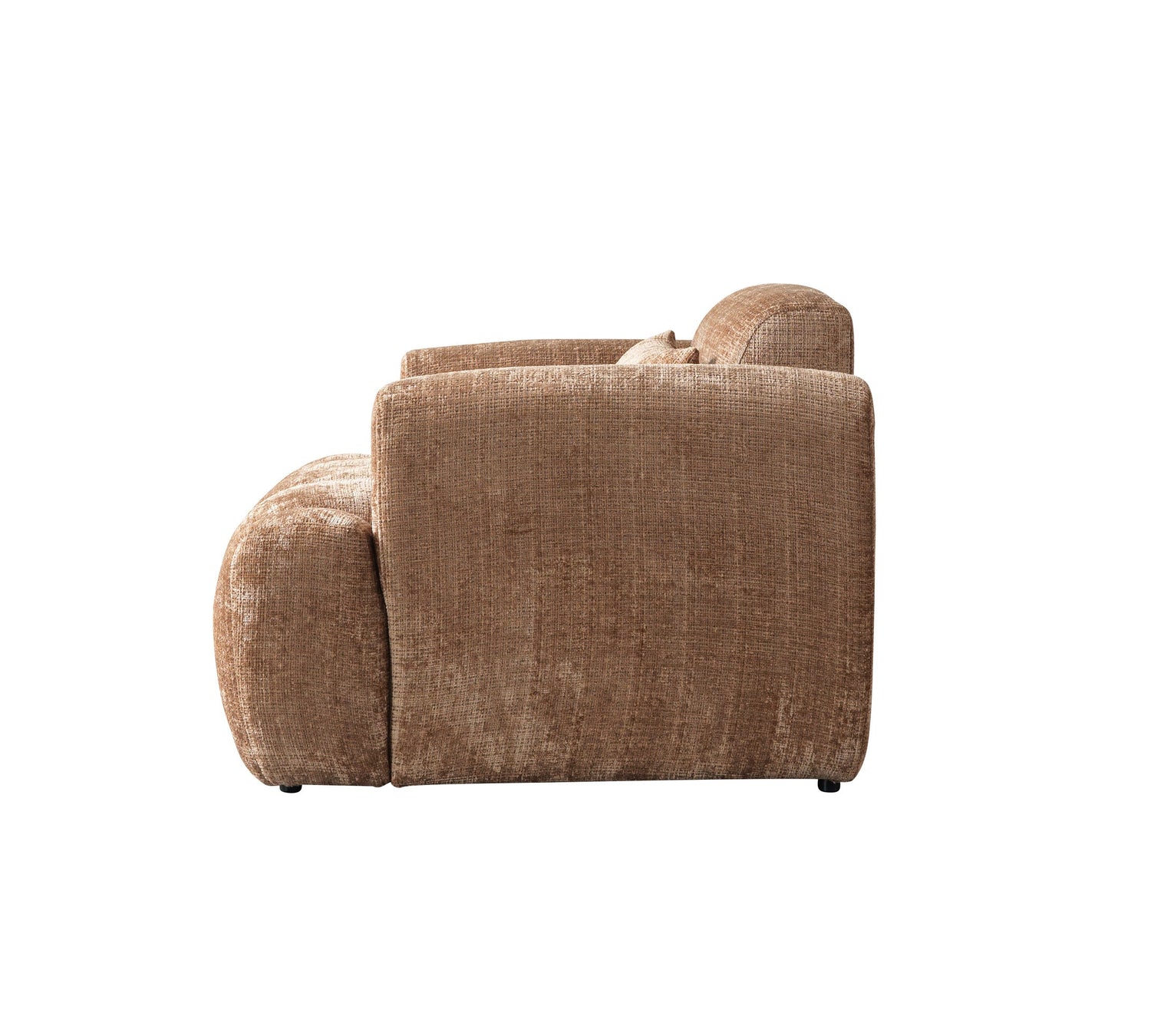 Yulia Coffee Boucle Sofa &amp; Loveseat [ETA: 11/5] - YULIACOFB-SL
