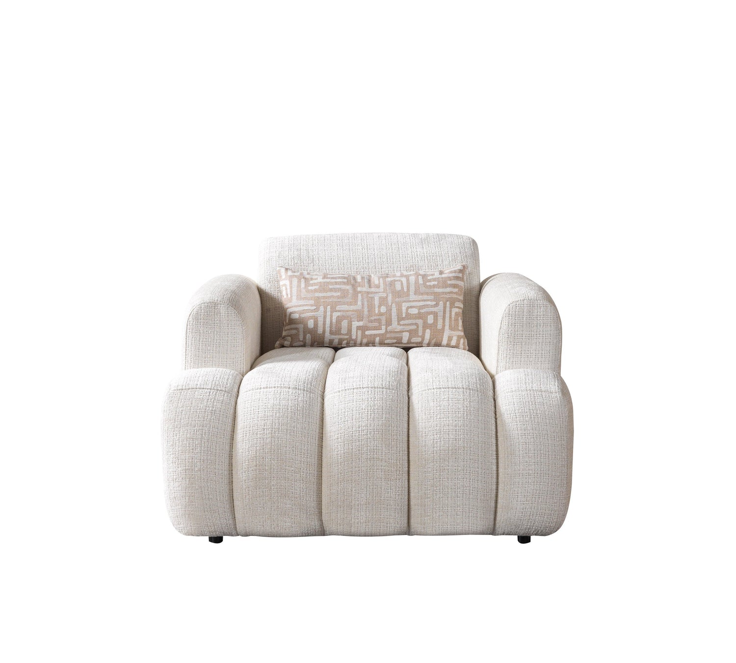 Yulia Ivory Boucle Chair[ETA: 11/5] - YULIAIVB-CHAIR