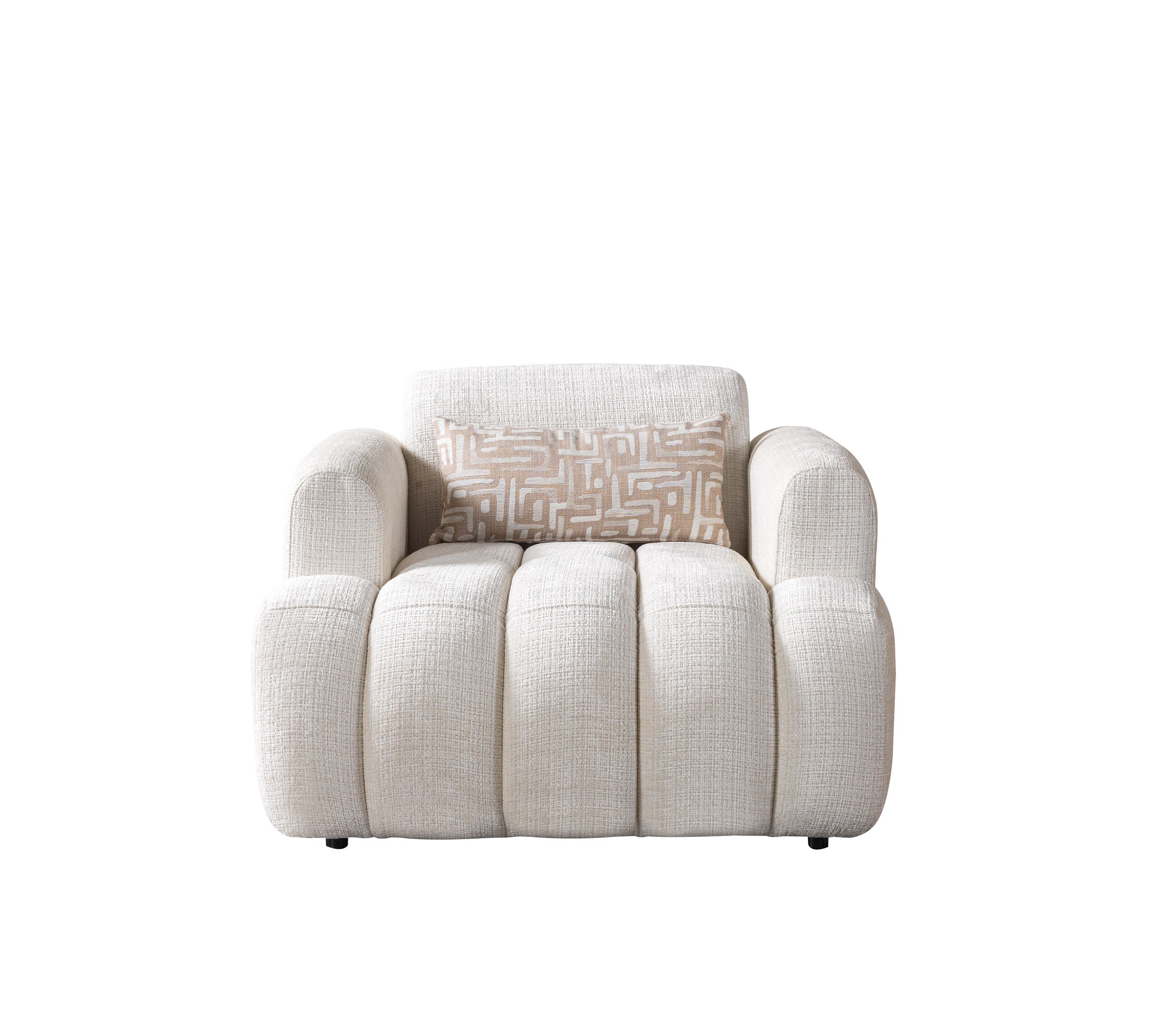 Yulia Ivory Boucle Chair[ETA: 11/5] - YULIAIVB-CHAIR