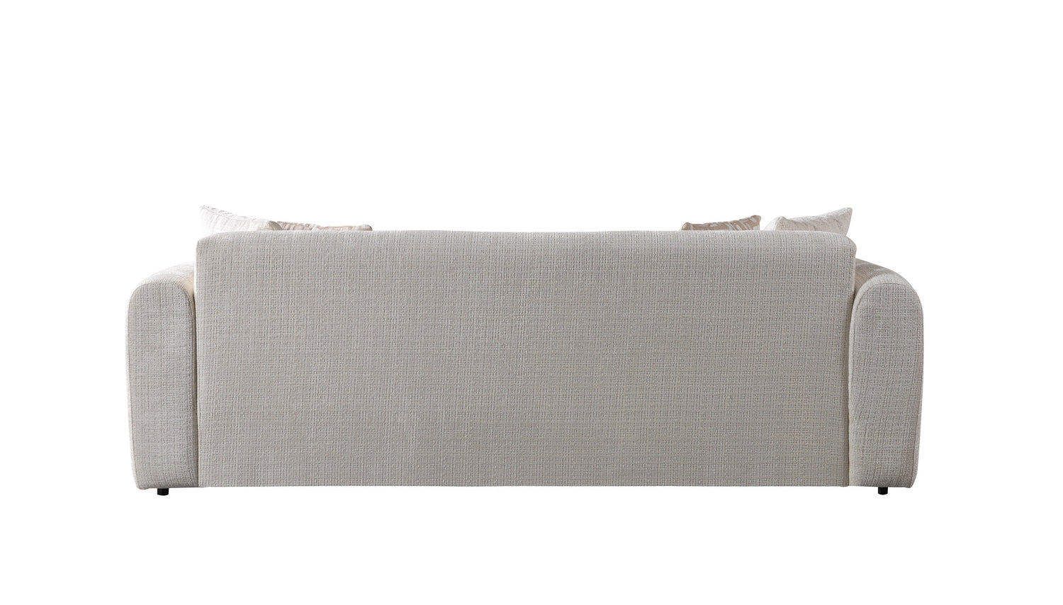 Yulia Ivory Boucle Sofa &amp; Loveseat [ETA: 11/5] - YULIAIVB-SL