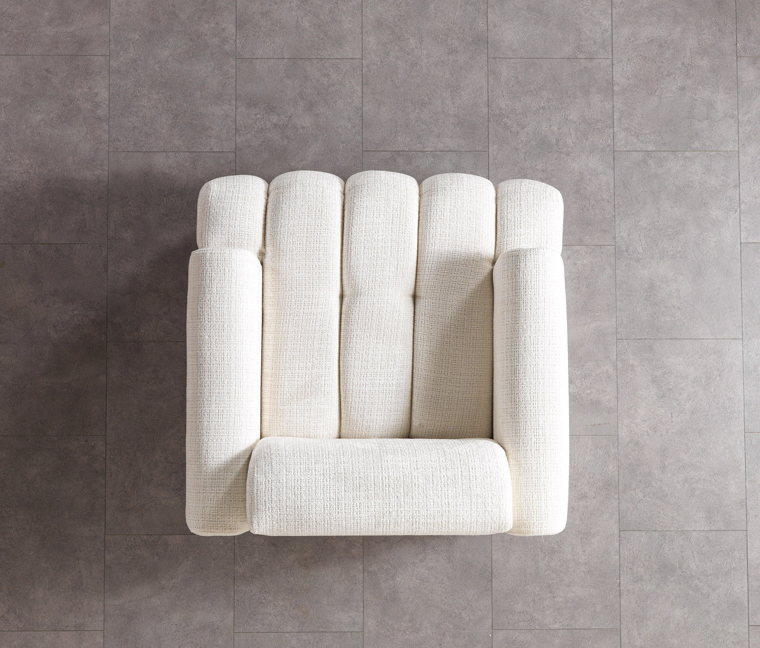 Yulia Ivory Boucle Sofa &amp; Loveseat [ETA: 11/5] - YULIAIVB-SL