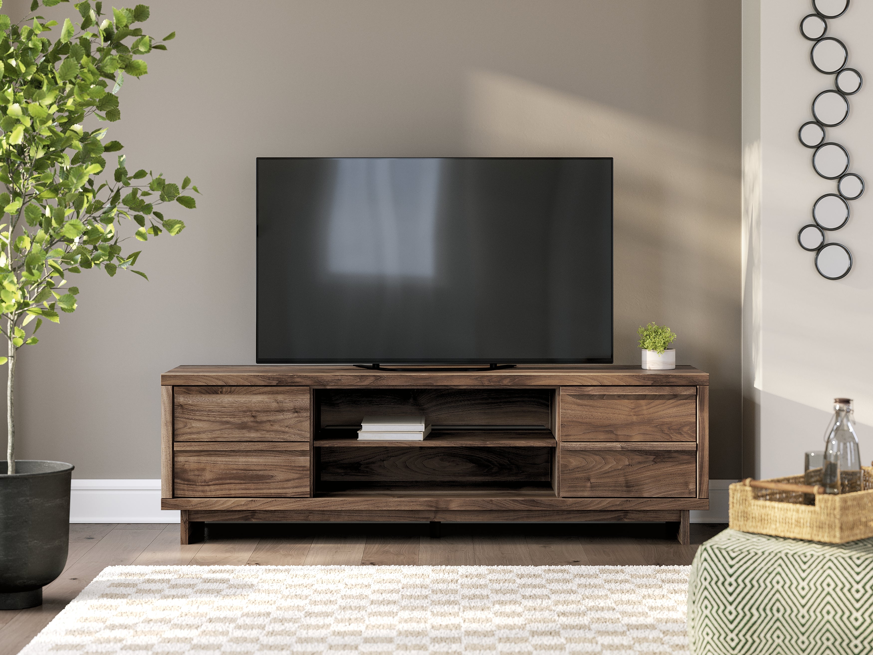 Zadilyn Brown 72" TV Stand - W3367-68