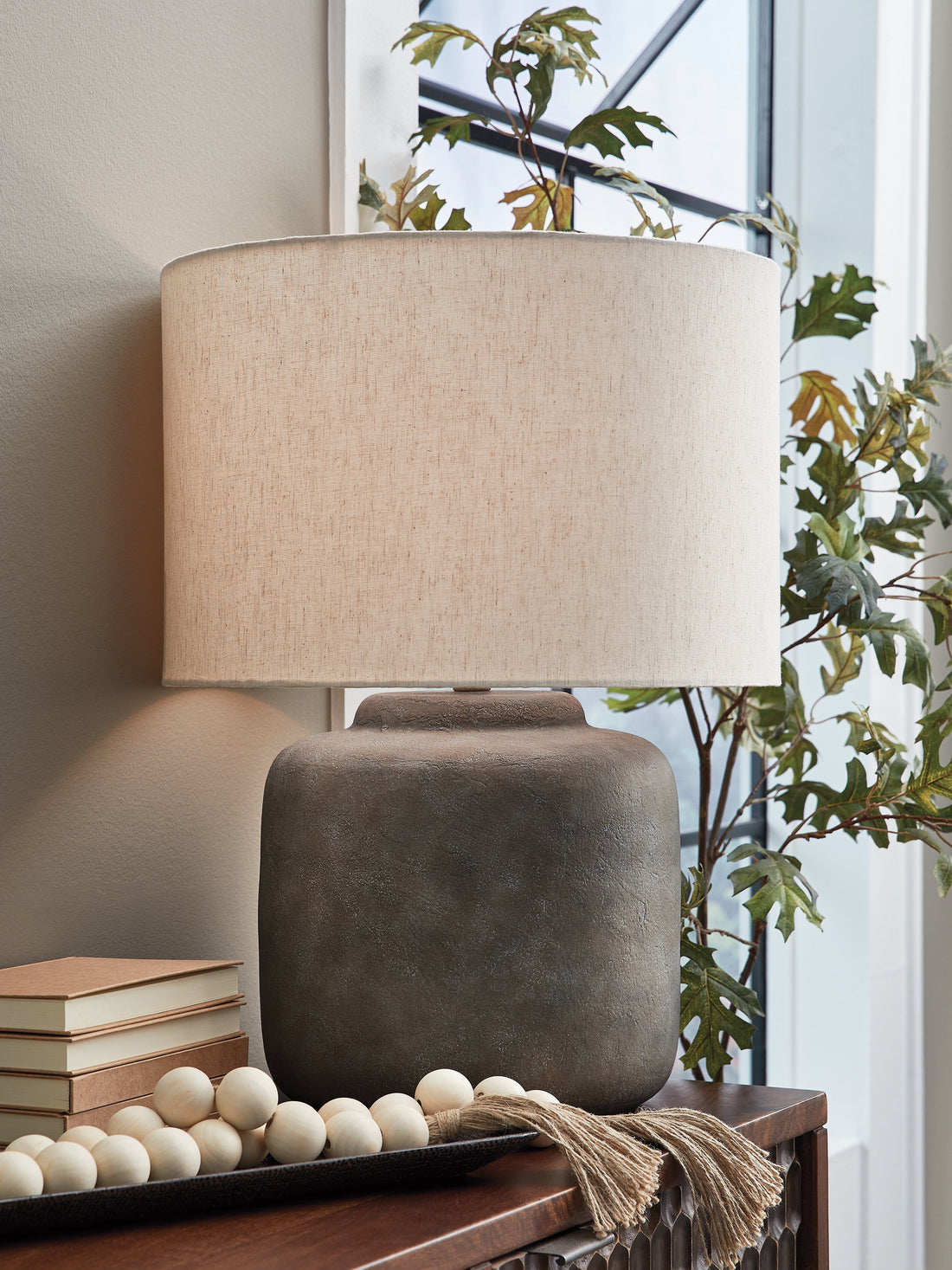 Zandophen Antique Gray Table Lamp - L207654